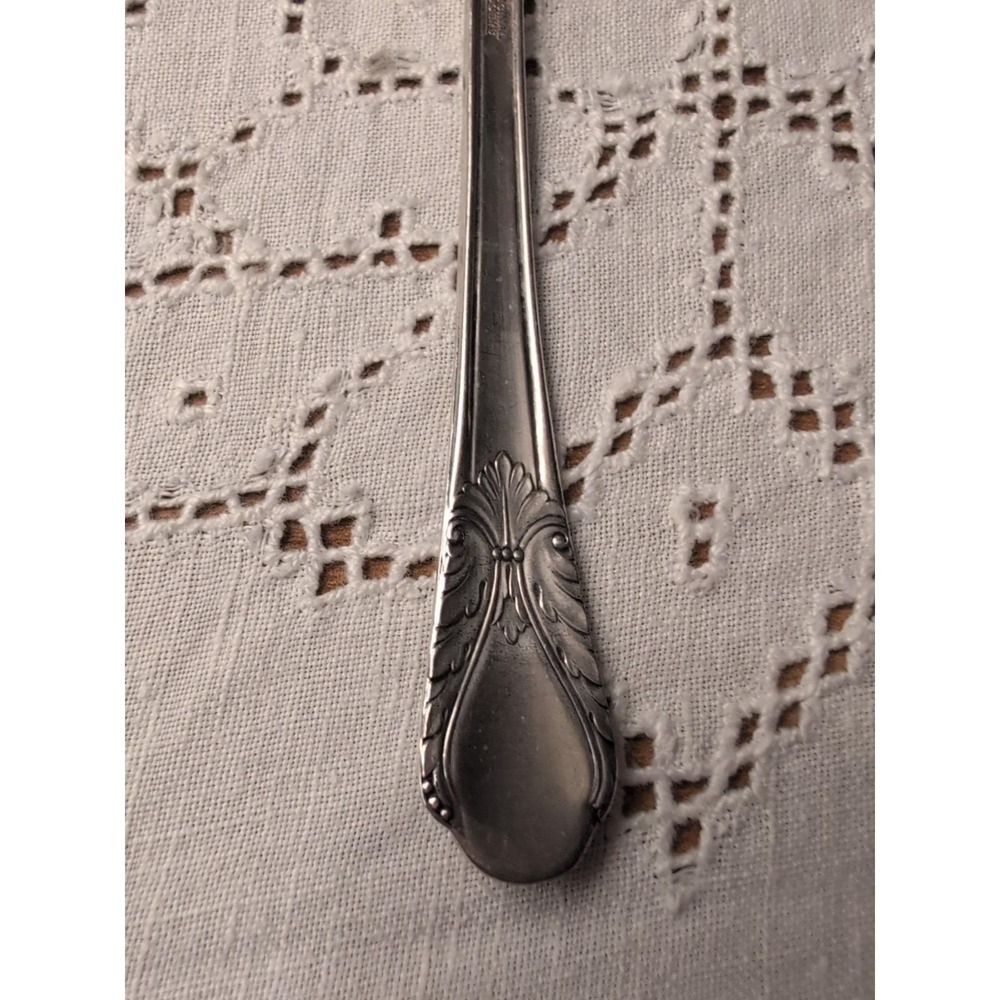 William Rogers Mfg. Co. Silver Plate Table Spoon Avalon Cabin 8.5 inch - Picture 6 of 13